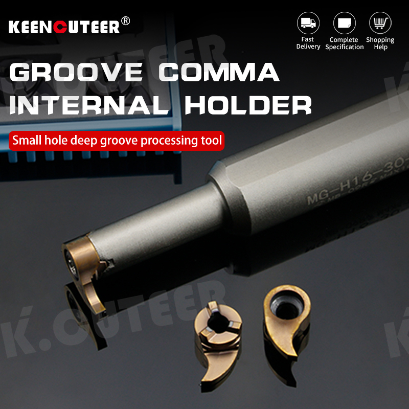 Keencuteer Groove Comma Internal Holder Small Hole Deep Groove Processing Tool