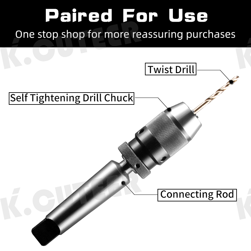 MT2-MT4 High Qaulity Manganese steel Auto Drill Chuck Set
