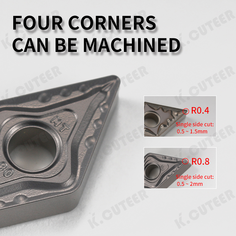 DNMG1504 Carbide Insert for Cermet MDJNR/L External Turning Tool