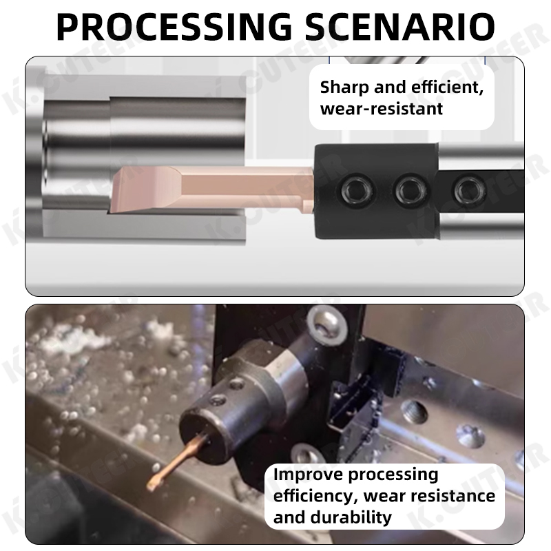 Small Aperture Boring Knife MUR/MPR/MQR High Hardness Inner Hole Boring Bar 