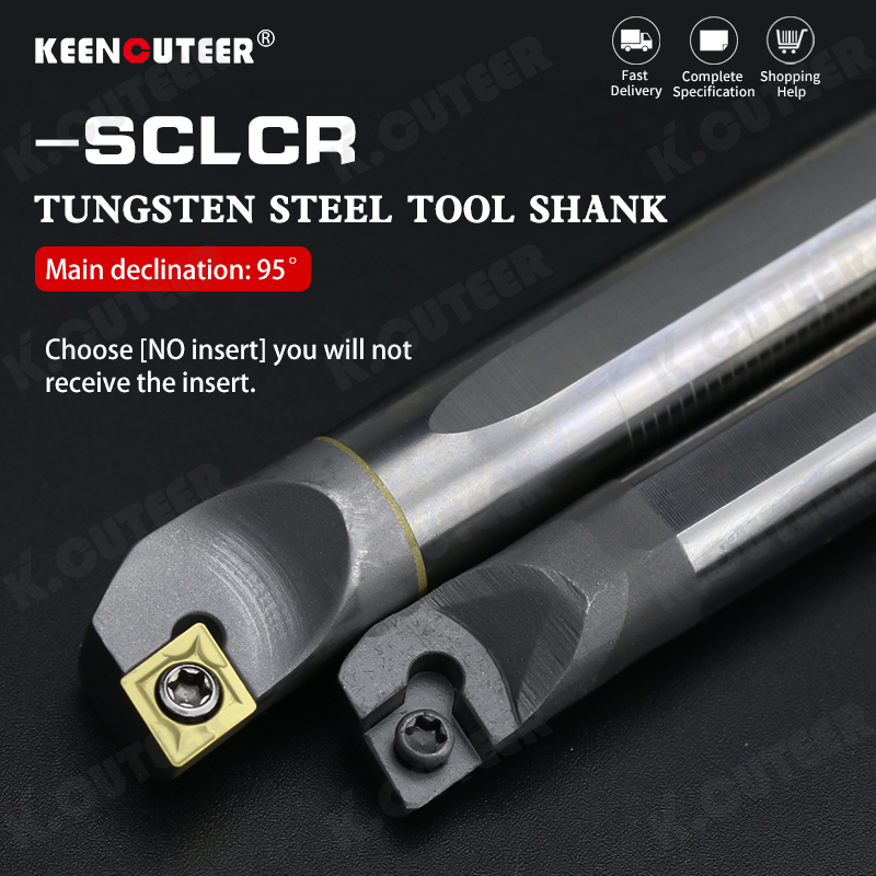 Carbide Blade Lathe Tool Set Tungsten Steel Cutter Bar Internal Hole Turning Tool