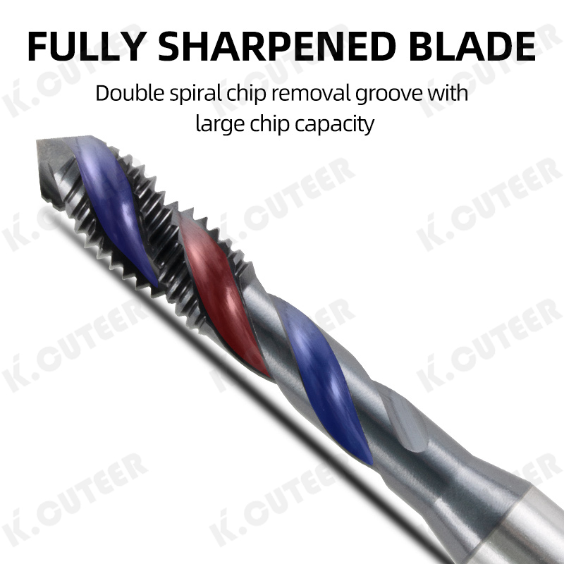 High-Speed Steel Taps with Cobalt for Aluminum and Steel