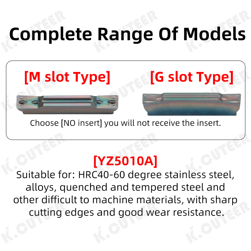 White High-Quality Spring Steel Smgb Series Cut off Blade Mgmn300 Insert