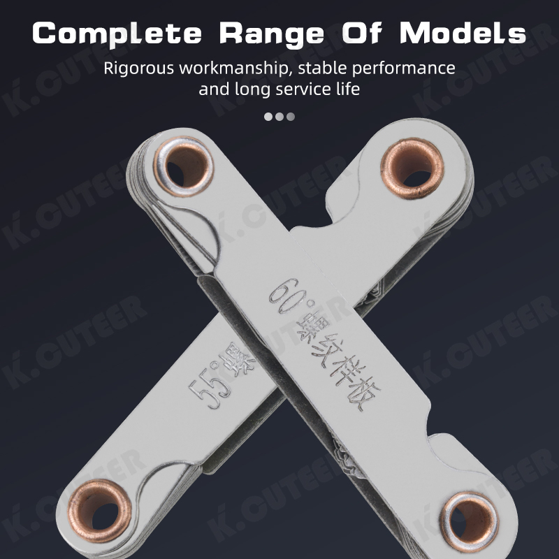 Precision Metric Thread Gauge Set for CNC Pitch Measurement