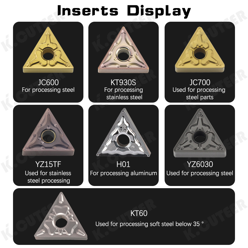 Premium CNC Lathe Bar Cutting Tool Holder Set for Precision Machining