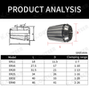 Premium ER Elastic Collet Spring Chuck Set for End Mills