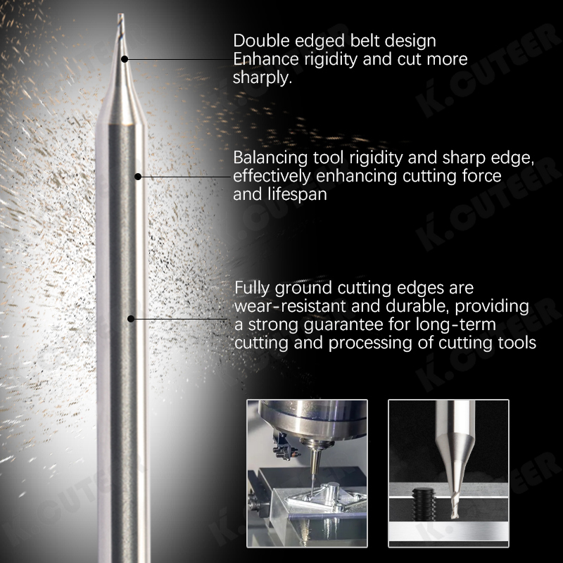Durable Micro End Mill Tool for Precision Cutting Applications