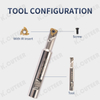 SMT Machining Center Anti-Vibration Thread Milling Cutters Single-Edge Inner Hole Outlet