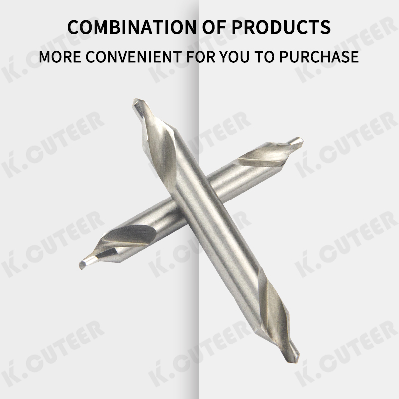 Center Drill for High-Speed Steel Large Spiral Groove Center Drill