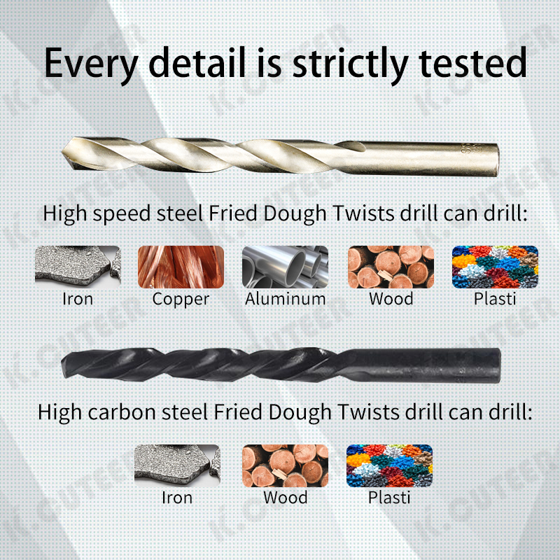 Hcs Twist Drill Bit Set for Iron Copper Aluminum Wood Plastic Metal Hole 1-10mm/1-13mm