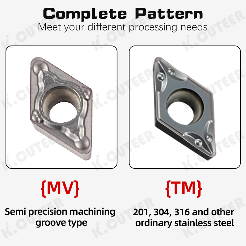 CNC Cutting Tool Dcmt Yz735 Yz7225 Stainless Steel Diamond-Shaped Small Cutting Insert