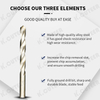 Hcs Twist Drill Bit Set for Aluminum Wood Plastic Metal Hole 1-10mm/1-13mm
