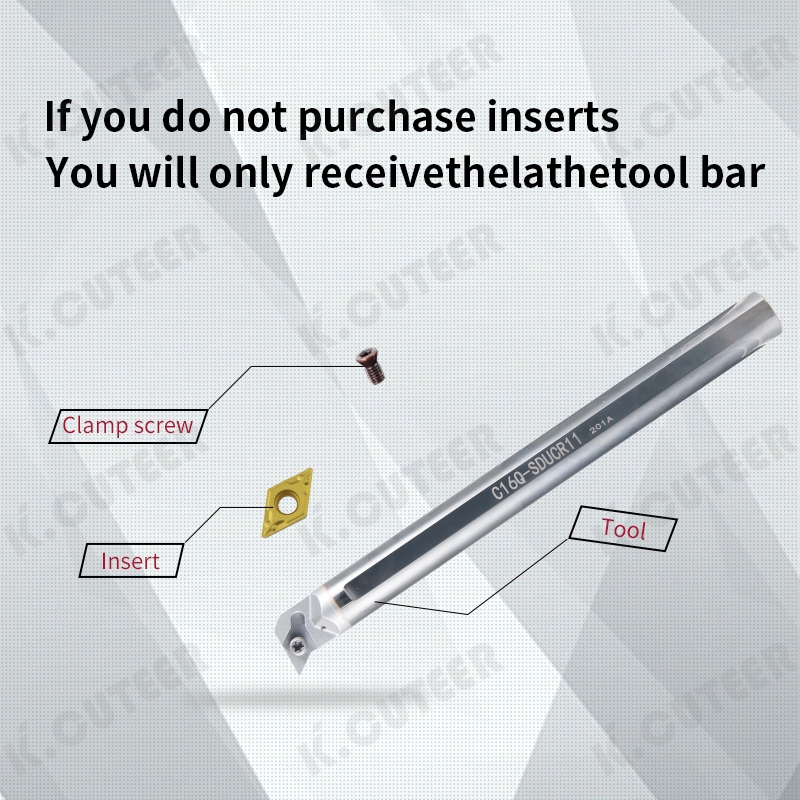 Cutter Bar CNC Latheinternal Turning Tool Sdqcr/Sducr Tungsten Steel Shockproof Lathe