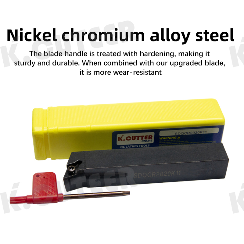 CNC Tool Holder Screw Precision Turning 107° Sdqcr1616h11 External Turning Tool