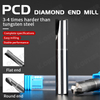 PCD Diamond Chamfer Milling Cutter Carbide Countersink Engraving Bits