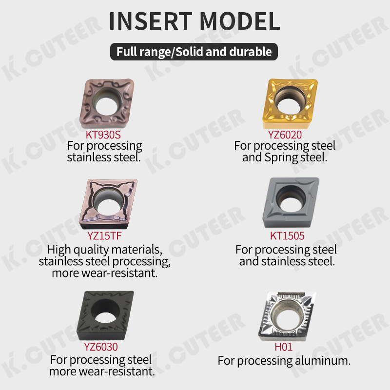 CNC Tool Holder Spring Steel Inner Hole Tool Holder