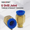Durable PC Quick Coupling Fittings for Pneumatic Systems