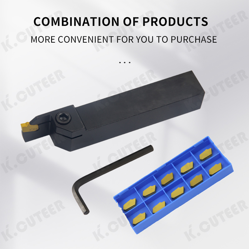 CNC Grooving Tool Cut-off Tool Holder Zq Lathe Tool Grooving Tool