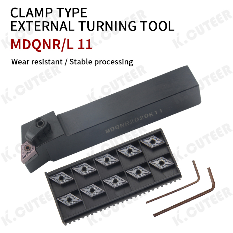 CNC Lathe Tool Holder Mdqnr/L 11 107-Degree CNC Lathe External Turning Tool