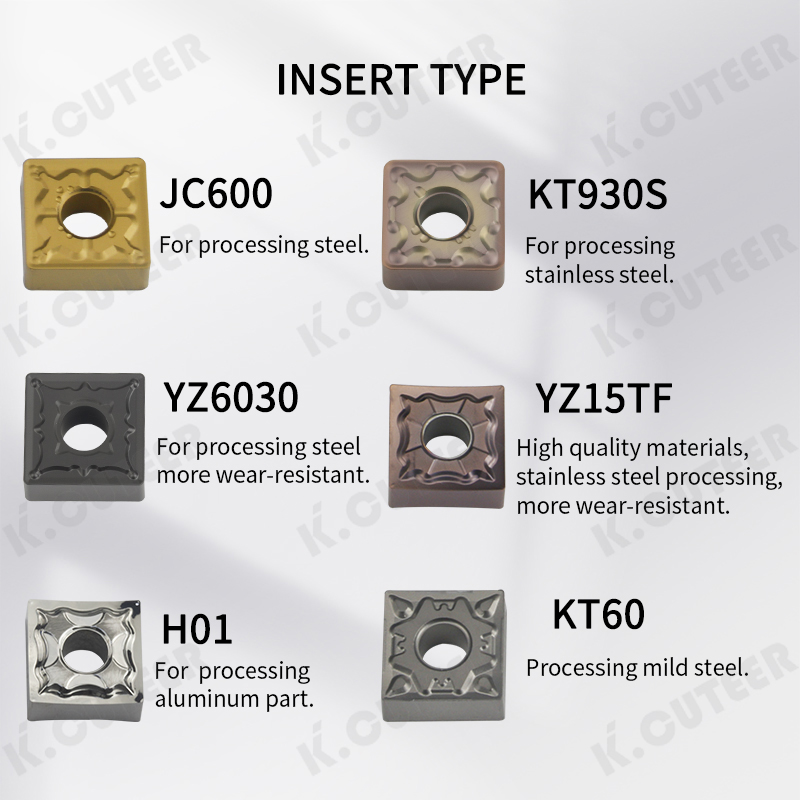 Msrnr External Turning Tool Holder with 75-Degree Chamfer Square External Turning Insert