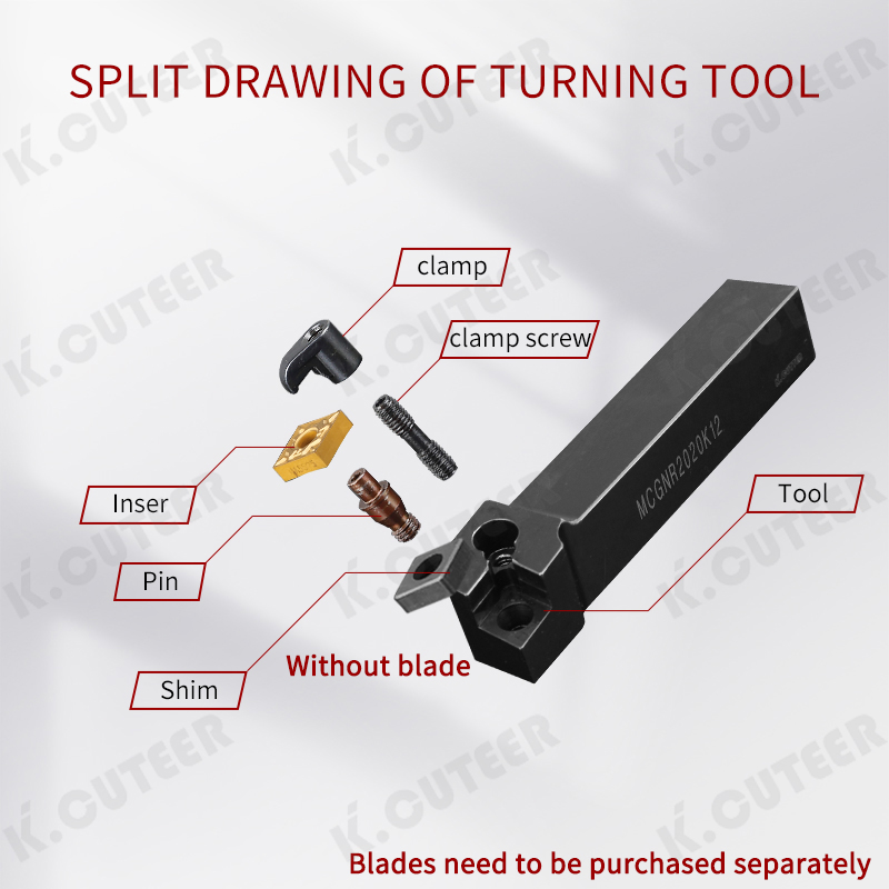 External Turning Tool CNC Machining Tool and Cnmg Carbide Insert Series Combination