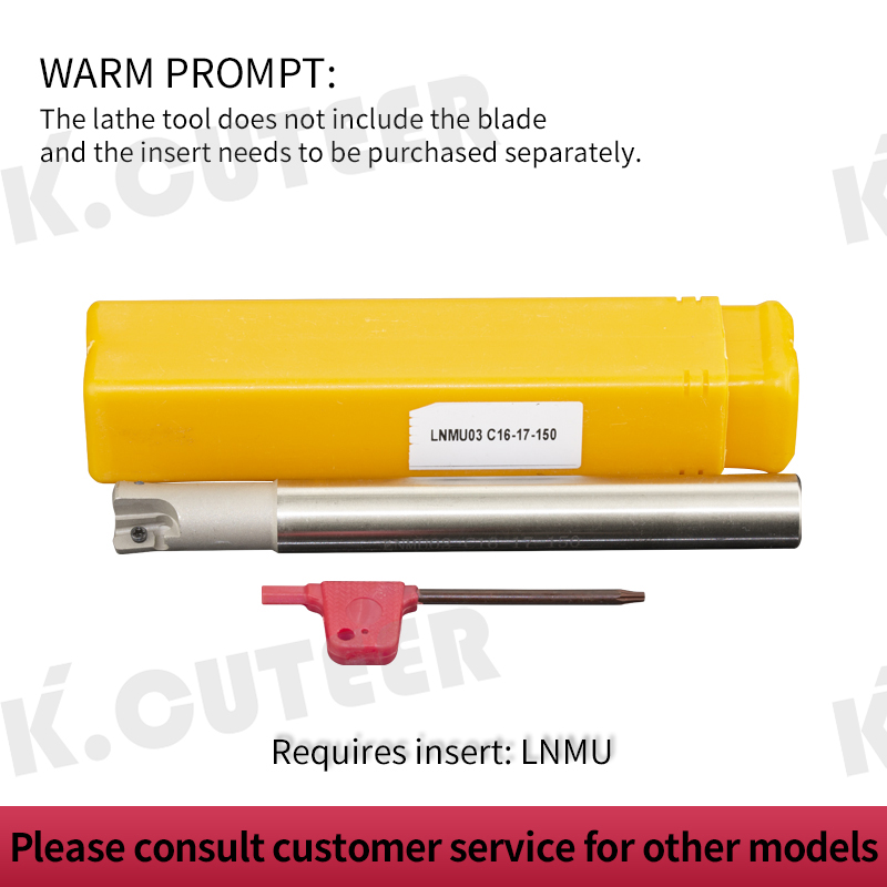 CNC Lnmu03 High-Feed Tool Holder Rapid End Milling Cutter