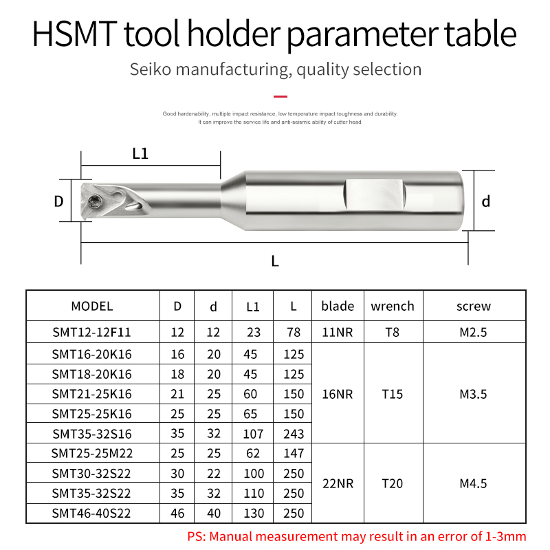T-Slot Thread Milling Cutter Tool Hsmt Shock-Resistant Tool Holder for Machining Centers