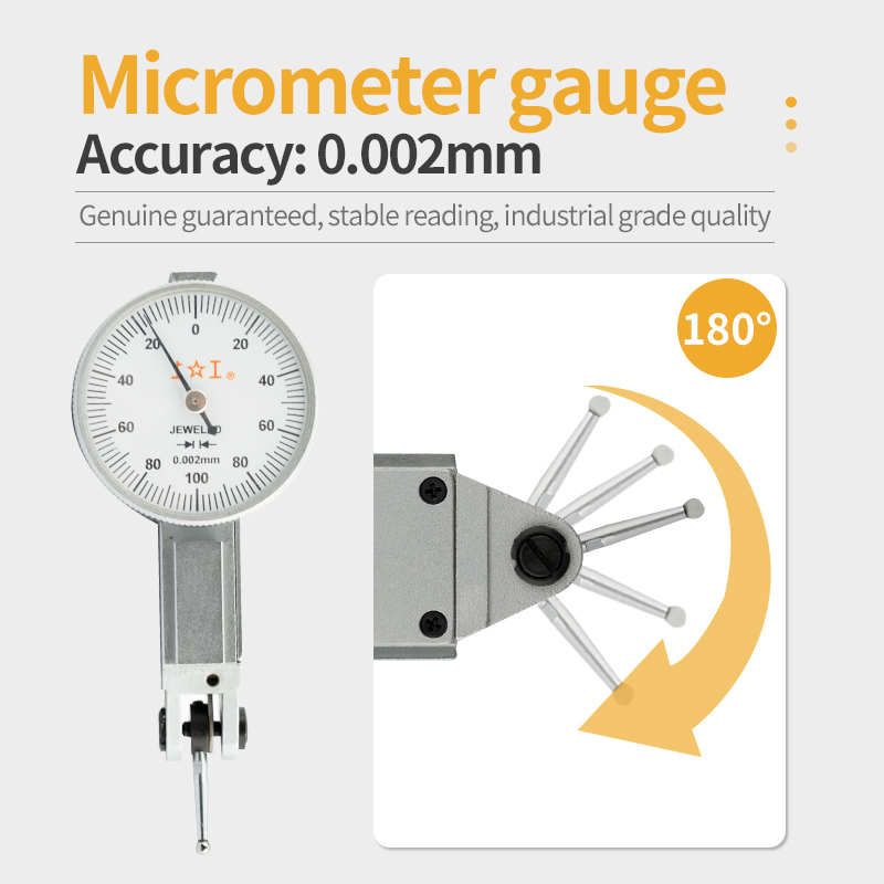 Shanggong Inside Diameter Gauge 18-35-50-160mm Inside Diameter Dial Indicator Micrometer Set