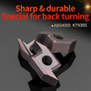CNC Lathe Back-Sweep Tool Inserts, Swiss-Type Lathe Inserts for Stainless Steel Parts
