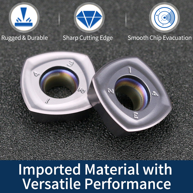 High Feed Cutting Inserts Sdmt120512/150512 Heavy Cutting Milling Inserts