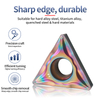 Keencuteer CNC Quenching Inserts Ultra-Hard Carbide Tips Hard Steel Colored Blades