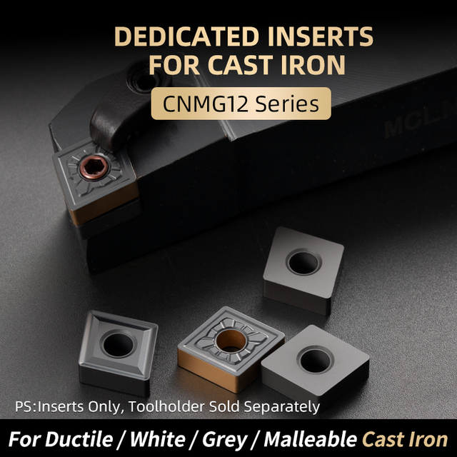 CNC Turning Insert Cnmg Rhombic Double-Sided Insert for Ductile Gray Cast Iron