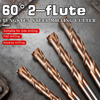 60-Degree Two-Flute End Mill Tungsten Steel Carbide CNC Tool