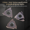 Vertically Mounted Shallow Groove Blade Machining Steel and Stainless Steel