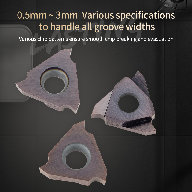 Vertically Mounted Shallow Groove Blade Machining Steel and Stainless Steel