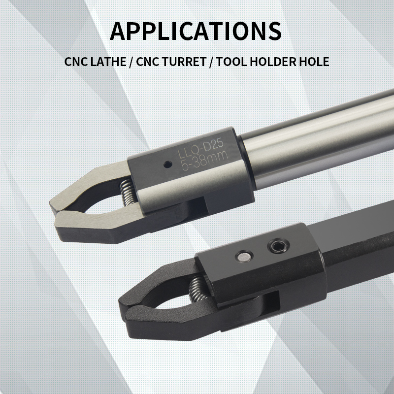 Material Puller, Material Extractor, CNC Straight Shank Chuck, Square Shank Material Clamp