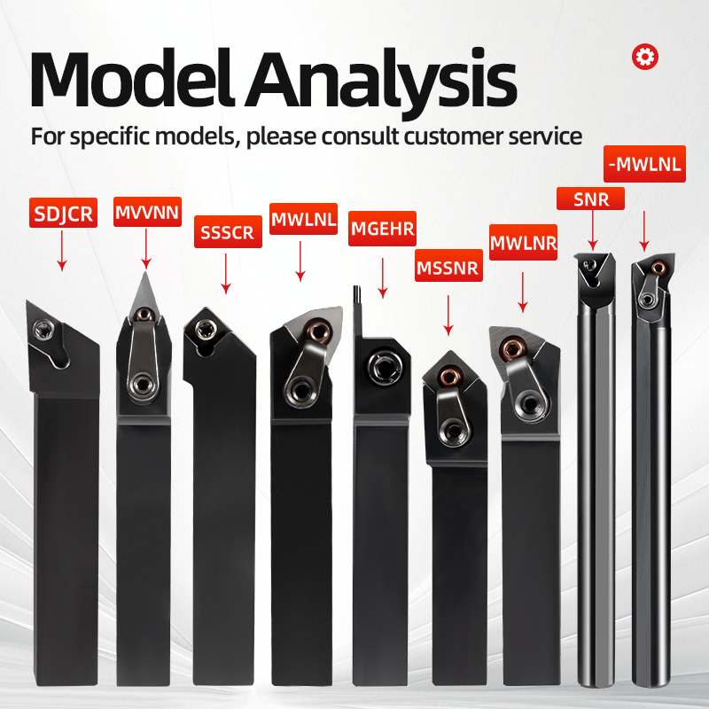 CNC Lathe Tool Set Inner Hole 10mm Outer Diameter 12mm/16mm