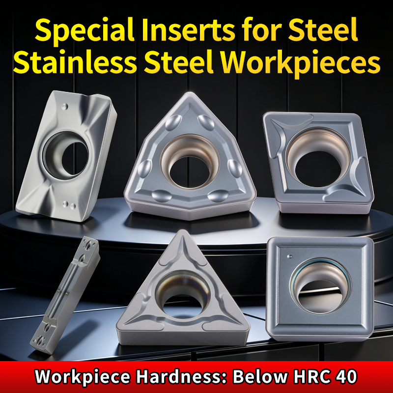 Keencuteer CNC Blades Stainless Steel Blades Grooving Insert Inner Hole Turning Insert