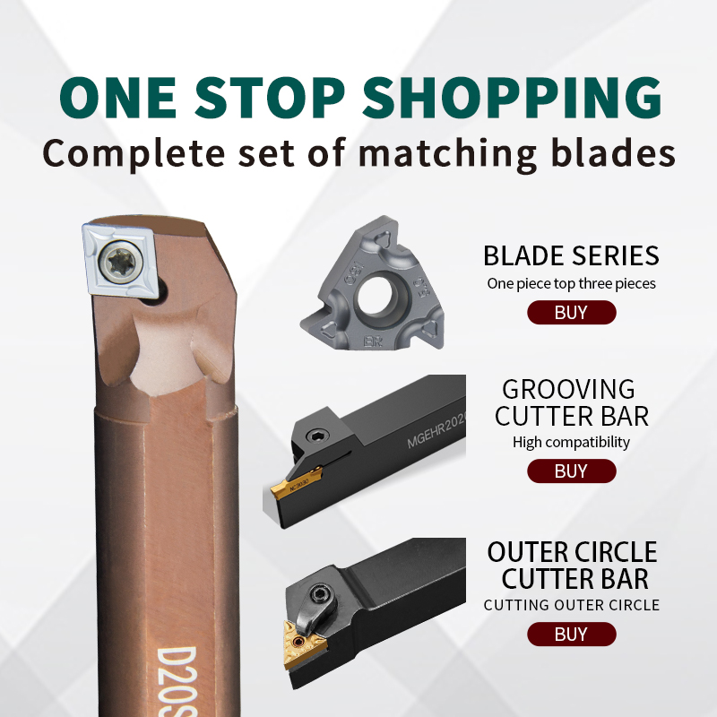 Anti-Vibration Hardened Spring Steel Internal Hole Cutter D16s-Sclcr09 Right-Hand Tool