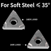 CNC Internal and External Thread Insert Steel Workpiece Metric Thread Cutter Head