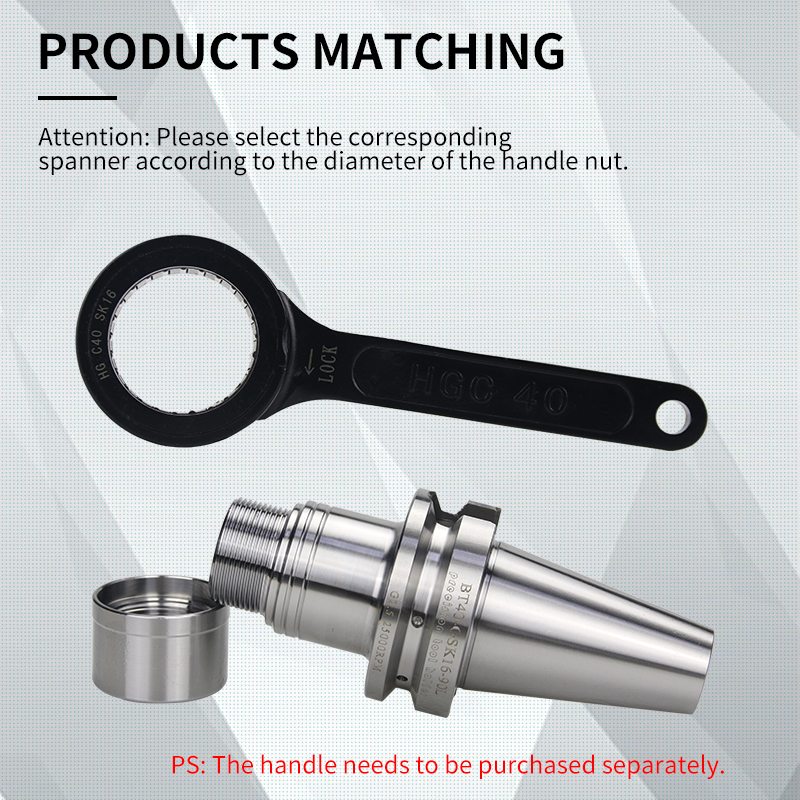 Ger Wrench GSK Wrench High-Precision Tool Holder Bearing Wrench CNC Machining Wrench