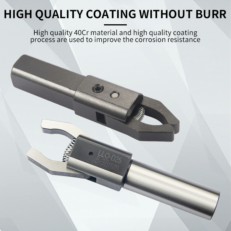 Material Puller, Material Extractor, CNC Straight Shank Chuck, Square Shank Material Clamp
