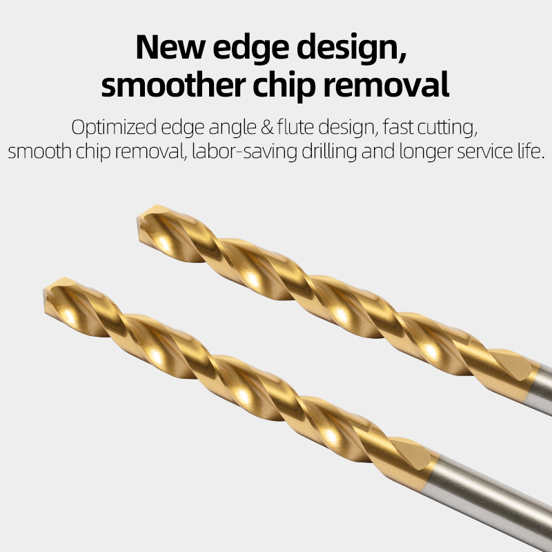 M42 High-Cobalt Tyrant Drill Bit for Stainless Steel, Titanium-Coated Co8 Twist Drill