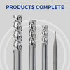 60-Degree Aluminum End Mill Tungsten Carbide 3-Flute Extended CNC Alloy Tool