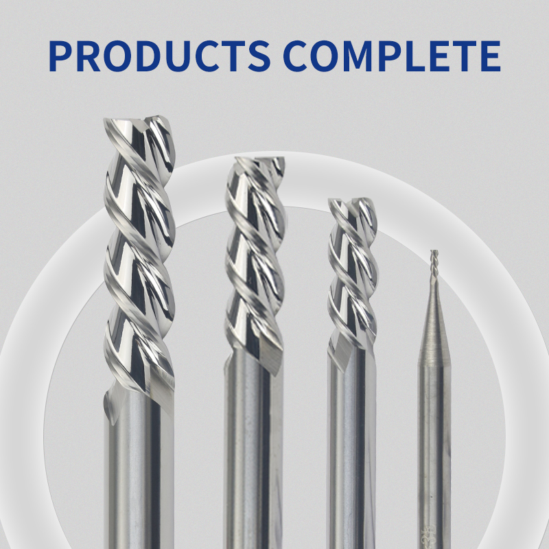 60-Degree Aluminum End Mill Tungsten Carbide 3-Flute Extended CNC Alloy Tool