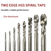 Aluminum Spiral Tap M2/M2.5/M3/M3.5/M4 White Aluminum-Specific Tap