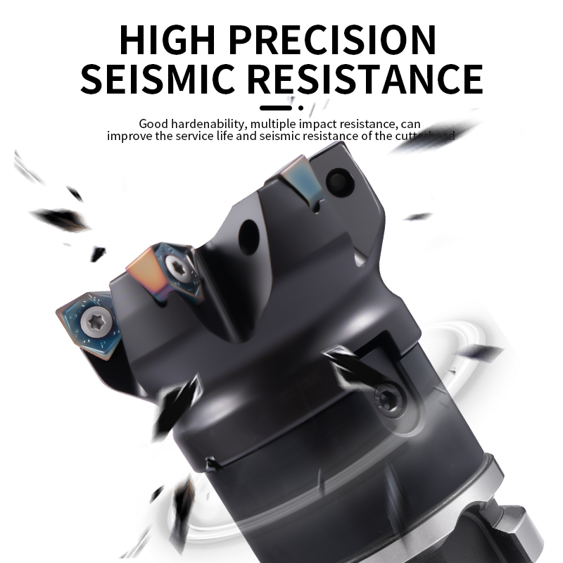 90° Mfwn Double-Sided Hexagonal Flat Heavy Roughing Milling Cutter