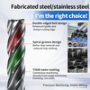 60-Degree Tungsten Steel End Mill 4-Flute Black Coating Specialized for Stainless Steel