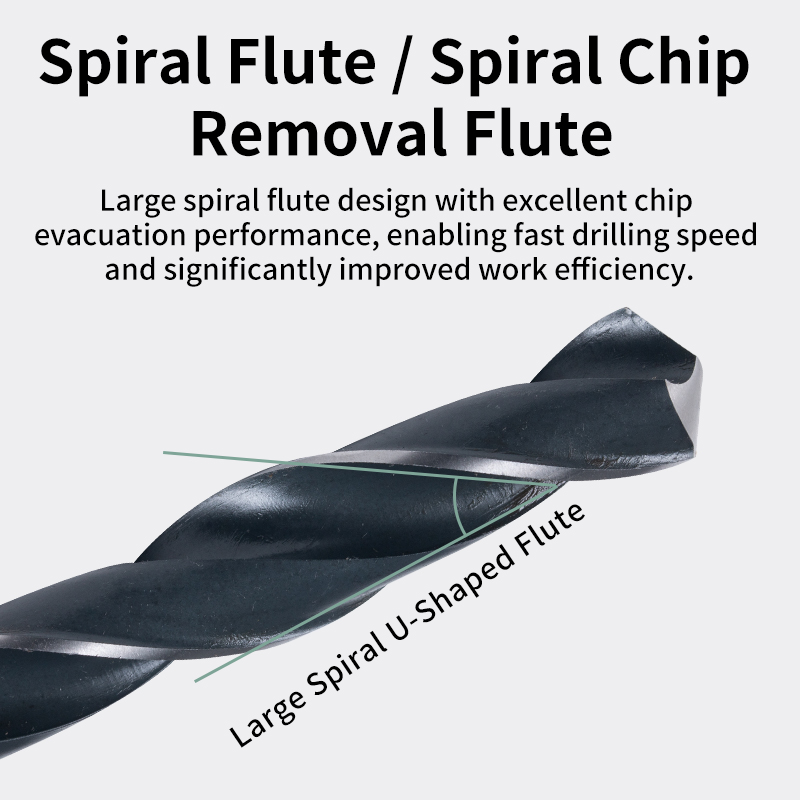 High-Speed Twist Drill with Taper Shank 6-100mm Morse Taper Drill Bit