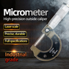 Outside Micrometer 0-25-50mm Screw Micrometer, Precision Caliper Thickness Gauge High Accuracy 0.01mm